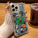 Super Mario Print Clear Phone Case